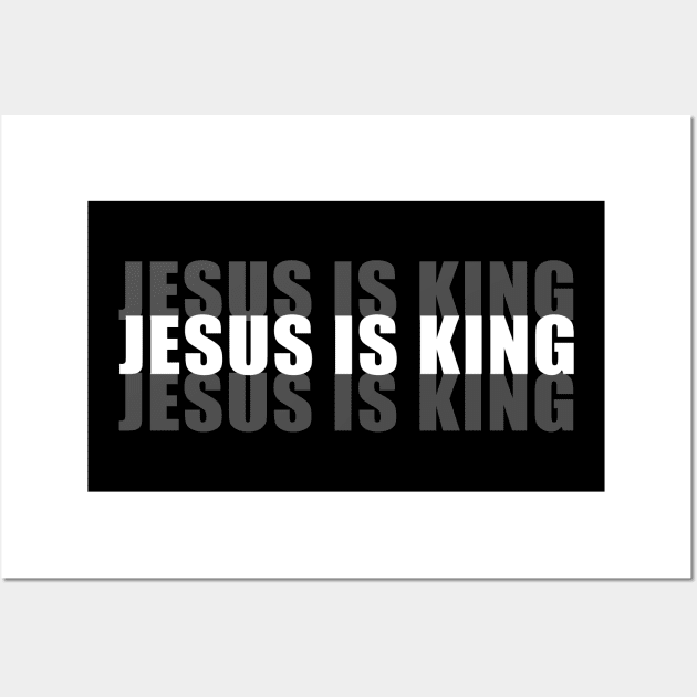 CHRISTIAN FAITH: JESUS IS KING Wall Art by King Chris